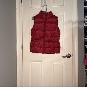 EUC Red Puffer Vest